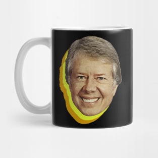 Jimmy Carter Head Vintage Retro 1970s Mug